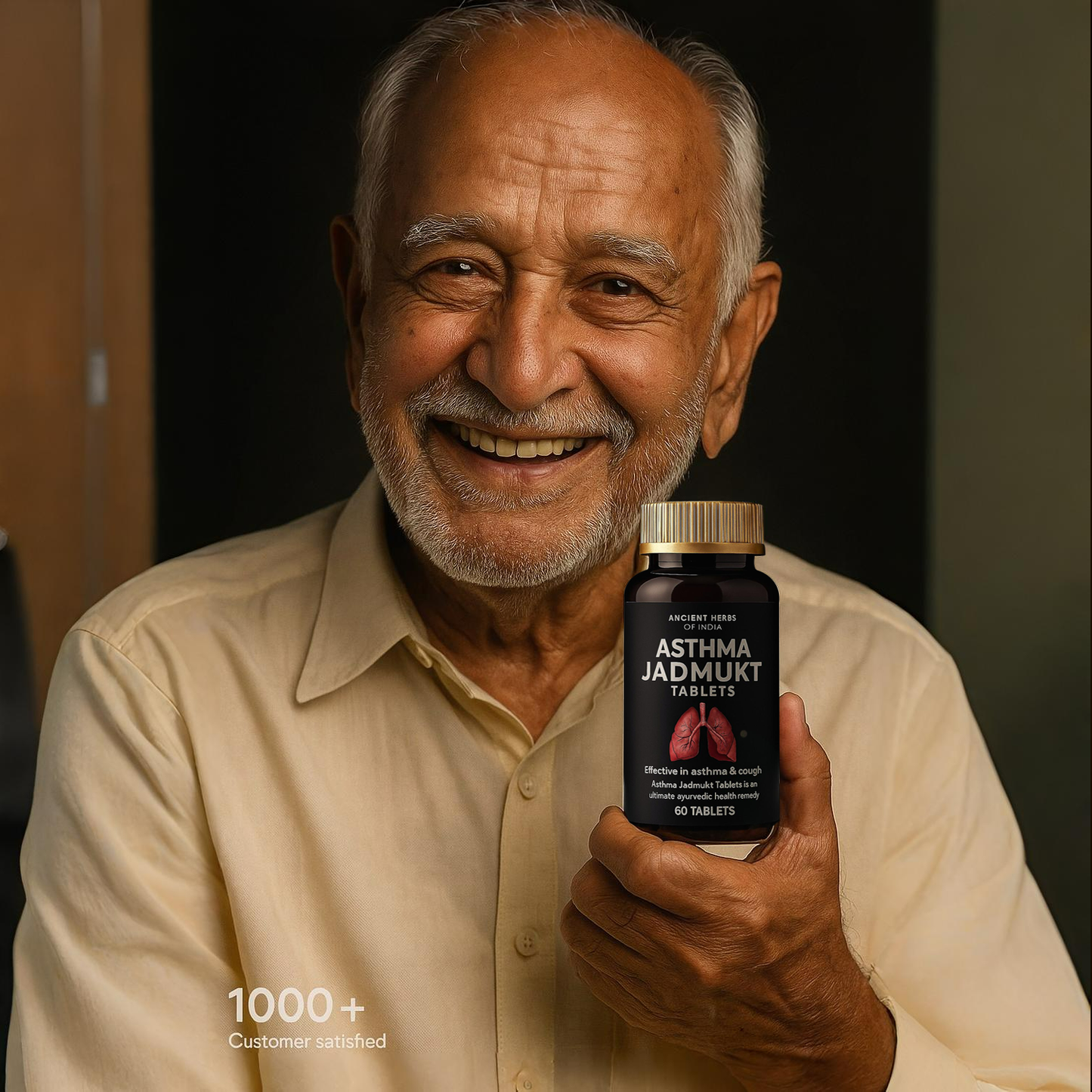 Asthma Jadmukt Goli | Ayurvedic Respiratory Support Tablets for Easy Breathing, Cough & Cold Relief | Herbal Lung Detox & Immunity Booster | 100% Natural Ayurvedic Formula