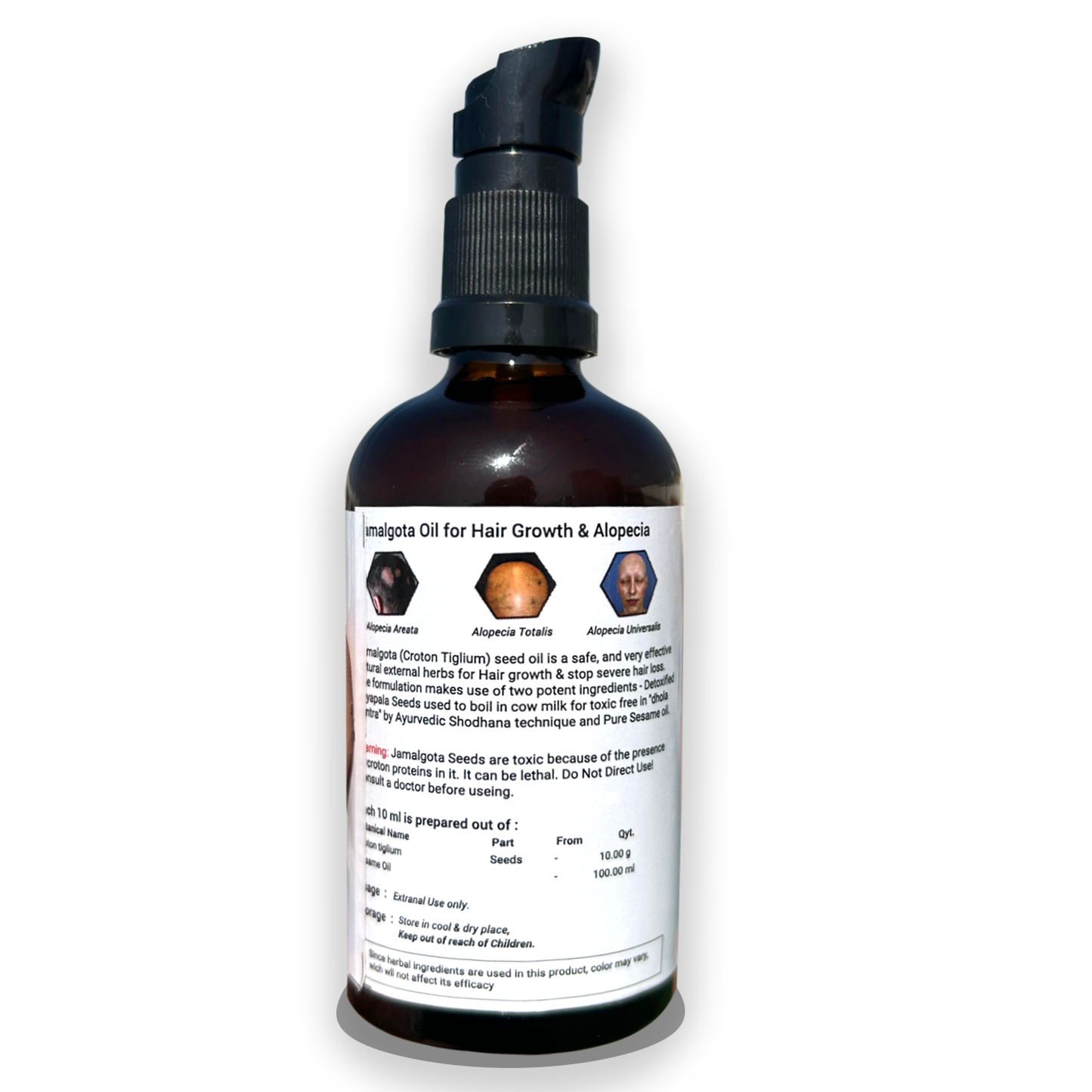 Jamalgota oil for Hair growth and Alopecia Treatment