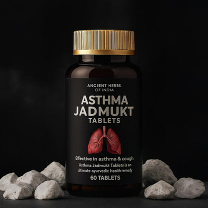 Asthma Jadmukt Goli | Ayurvedic Respiratory Support Tablets for Easy Breathing, Cough & Cold Relief | Herbal Lung Detox & Immunity Booster | 100% Natural Ayurvedic Formula