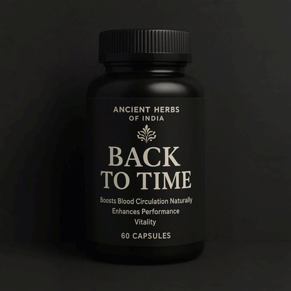 Back to Time – Ancient Ayurvedic Formula for Strength, Confidence & Vitality in Men | 60 Herbal Capsules
