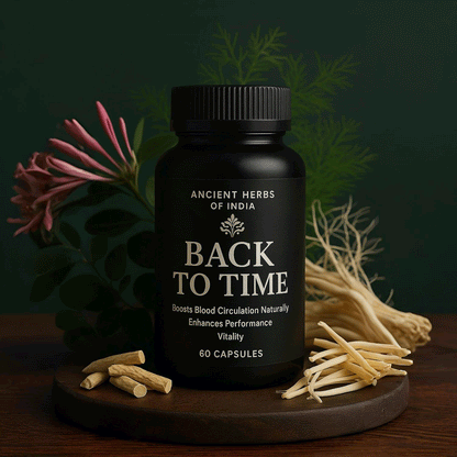Back to Time – Ancient Ayurvedic Formula for Strength, Confidence & Vitality in Men | 60 Herbal Capsules