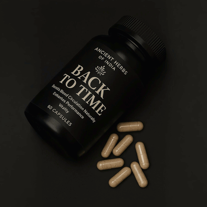 Back to Time – Ancient Ayurvedic Formula for Strength, Confidence & Vitality in Men | 60 Herbal Capsules