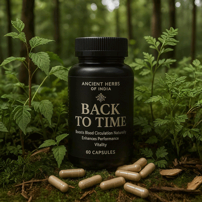 Back to Time – Ancient Ayurvedic Formula for Strength, Confidence & Vitality in Men | 60 Herbal Capsules