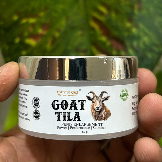 Goat Tila Ayurvedic Male Massage Cream | Herbal Toning & Firmness Support for Men | Natural Vitality & Circulation Boost | Skin Rejuvenating Cream – 50ml