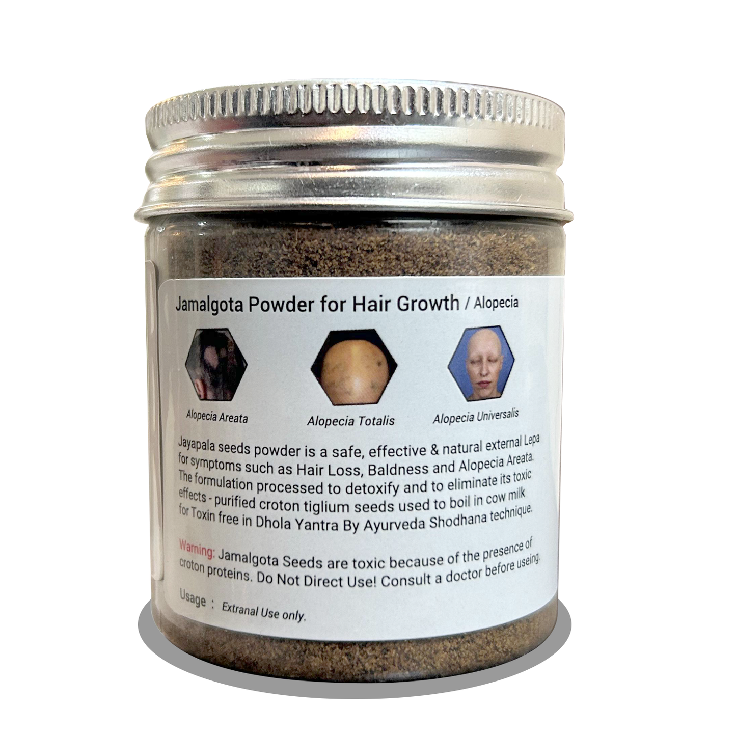 Jamalgota Ayurvedic Hair powder for men and women for Alopecia Treatment