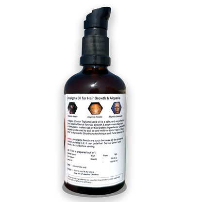 Jamalgota oil for Hair growth and Alopecia Treatment