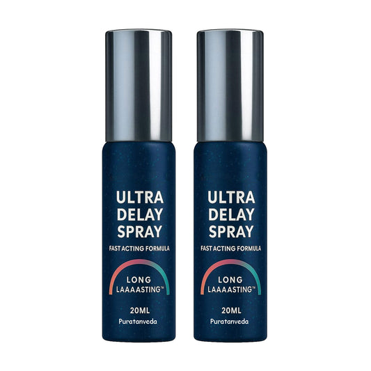 Ultra Delay Spray for Men – Long Lasting Performance Desensitizing Spray – Herbal Climax Control & Stamina Booster – Fast Action, Non Transfer & No Side Effects | Ayurvedic Non-Sticky Spray