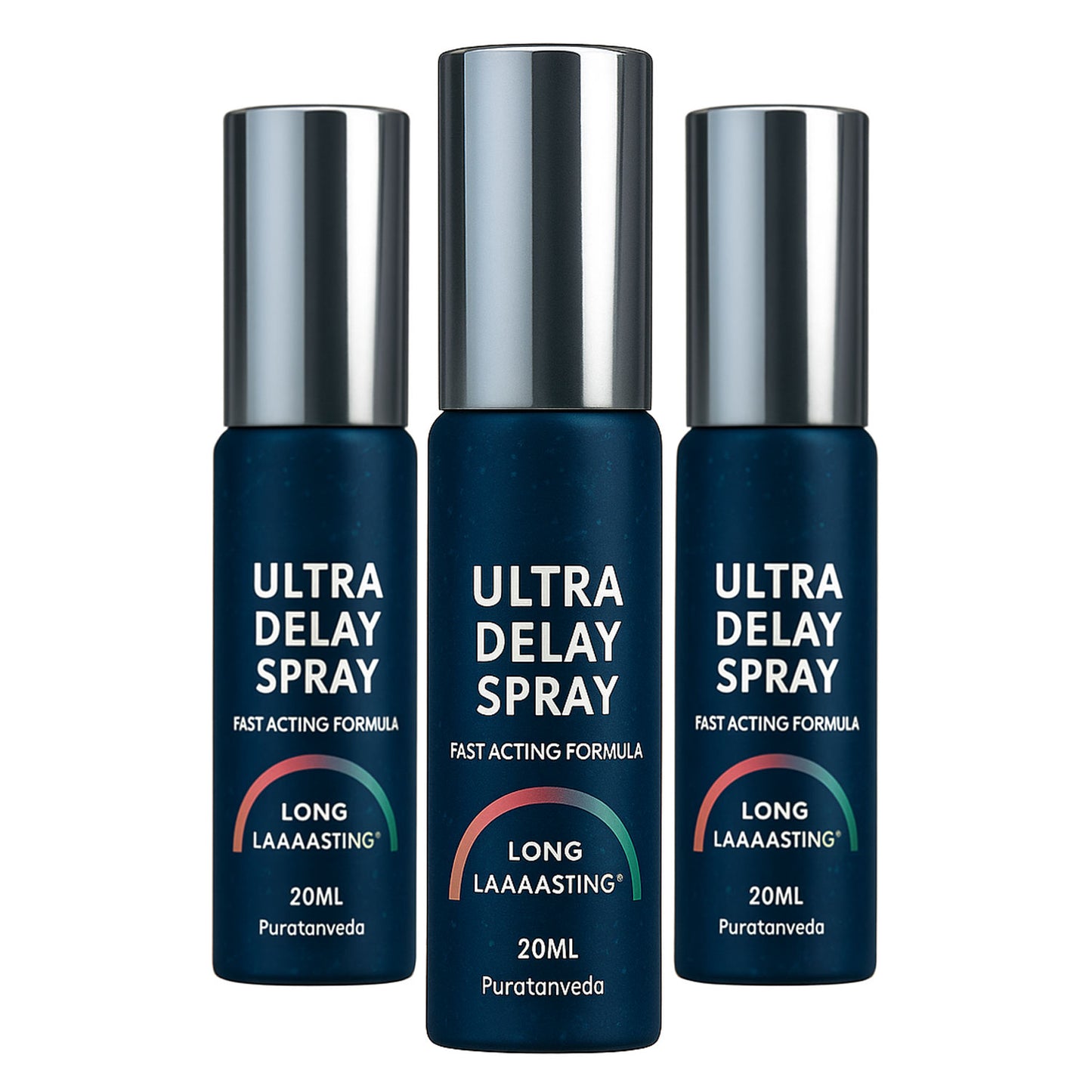Ultra Delay Spray for Men – Long Lasting Natural Performance Desensitizing Spray – Herbal Formula for Climax Control & Extended Pleasure – Quick Action, Non Transfer & No Side Effects (Pack of 3)