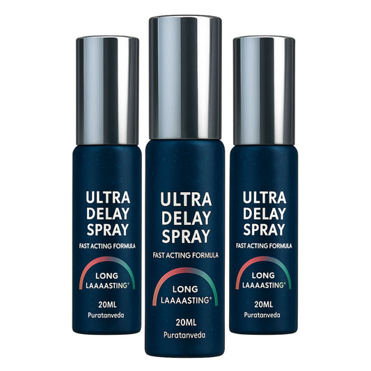 Ultra Delay Spray for Men – Long Lasting Natural Performance Desensitizing Spray – Herbal Formula for Climax Control & Extended Pleasure – Quick Action, Non Transfer & No Side Effects (Pack of 3)